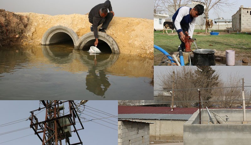 Suruç'un Tavşanköy Mahallesi'nde 15 gündür elektrik ve su yok