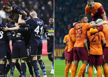 Süper Lig'de dev derbi; Fenerbahçe, Galatasaray'ı ağırlıyor