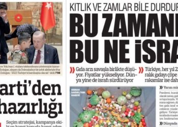 Türkiye gazetesi: Yüzde 60'a dayanan dayanan yüksek enflasyonda bu nasıl israf!