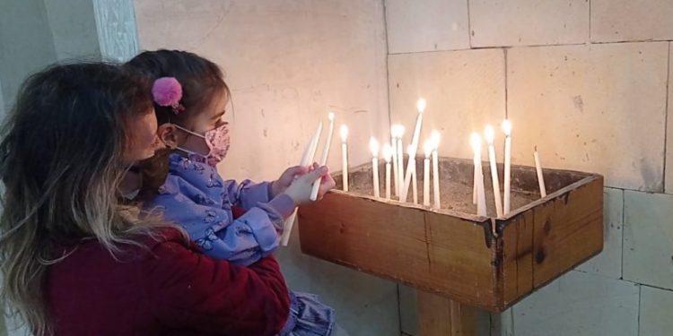 'Türkiye'nin tek Ermeni köyü'nde 'Paskalya' ayini