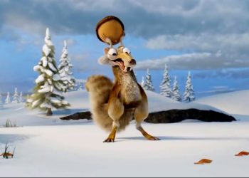 Ve sonunda meşhur sincap Scrat, palamutu yedi!