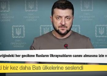 Zelenski bir kez daha Batı ülkelerine seslendi: Silah tedariğindeki her gecikme Rusların Ukraynalıların canını almasına izin vermektir