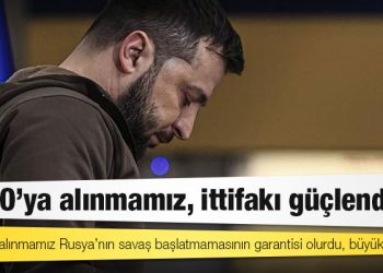 Zelenskiy: NATO'ya alınmamız Rusya’nın savaş başlatmamasının garantisi olurdu, büyük hata