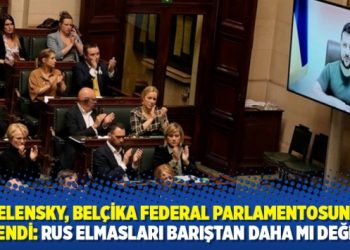 Zelensky, Bel&ccedil;ika federal parlamentosuna seslendi: Rus elmasları barıştan daha mı değerli?