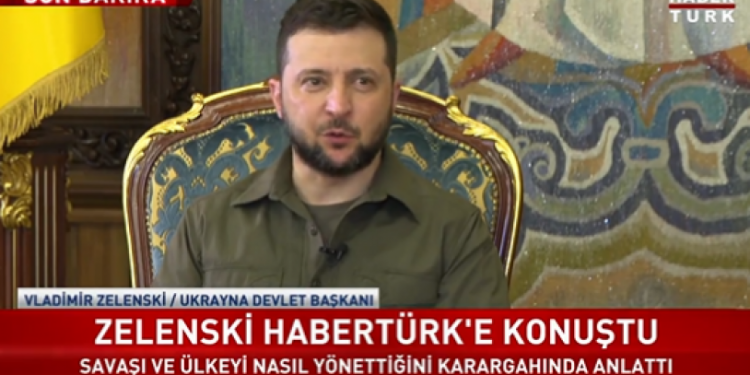 Zelensky, Habertürk'e konuştu: Kiev'deki durumu aktardı, 'Kırım Ukrayna toprağıdır' dedi