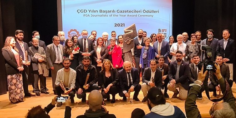 ÇGD yılın başarılı gazetecileri ödülleri, sahiplerini buldu