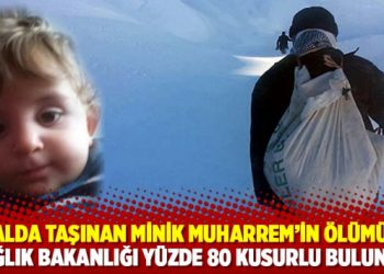 &Ccedil;uvalda taşınan minik Muharrem&rsquo;in &ouml;l&uuml;m&uuml;nde Sağlık Bakanlığı y&uuml;zde 80 kusurlu bulundu