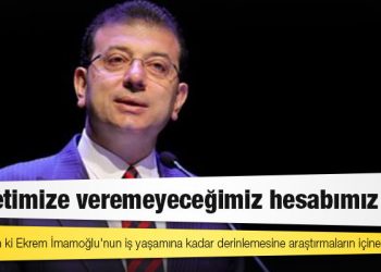 İmamoğlu: Duyuyorum ki Ekrem İmamoğlu'nun iş yaşamına kadar derinlemesine araştırmaların içine giriyorlar