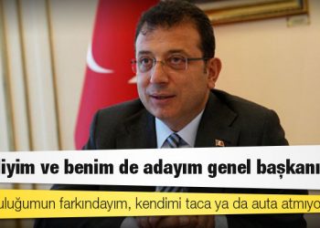 İmamoğlu'ndan "cumhurbaşkanlığı adaylığı" sorusuna yanıt: Sorumluluğumun farkındayım, kendimi taca ya da auta atmıyorum