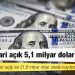 Şubatta cari açık 5,1 milyar dolar oldu