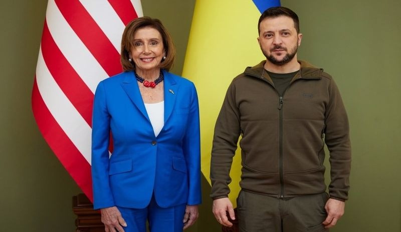 ABD Temsilciler Meclisi Başkanı Pelosi'den Kiev'e sürpriz ziyaret