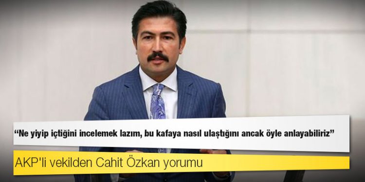 AKP'li vekilden Cahit Özkan yorumu: Ne yiyip içtiğini incelemek lazım, bu kafaya nasıl ulaştığını ancak öyle anlayabiliriz