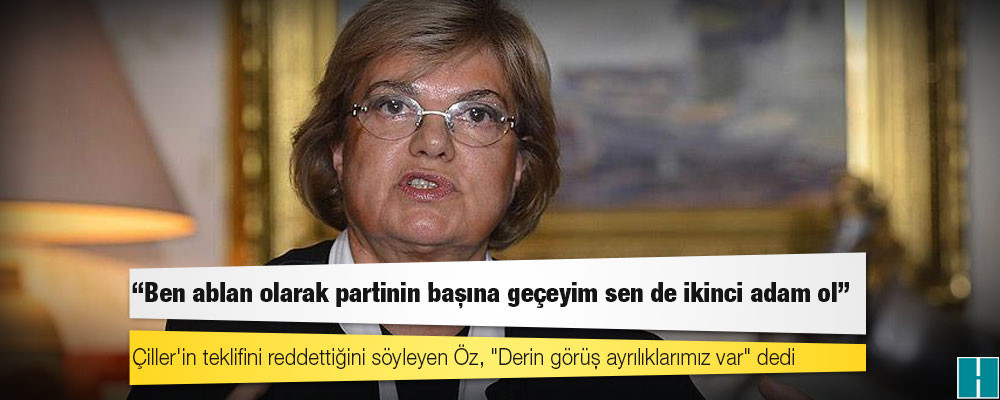 Adalet Partisi lideri Vecdet Öz: Tansu Çiller bana, "Ben ablan olarak partinin başına geçeyim sen de ikinci adam ol" dedi