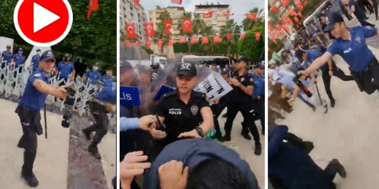 Adana Emniyeti, Furkan Vakfı Gönüllüleri’ne yine coplarla saldırdı