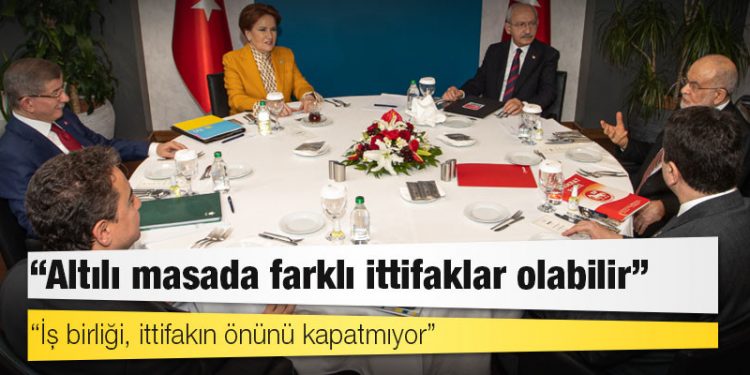 Ahmet Davutoğlu: Altılı masada farklı ittifaklar olabilir