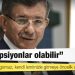 Ahmet Davutoğlu: Farklı opsiyonlar olabilir