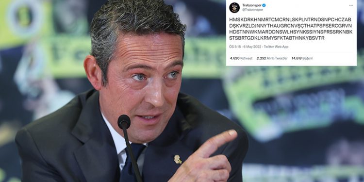 Ali Koç'un açıklamaları sonrası Trabzon'dan paylaşım