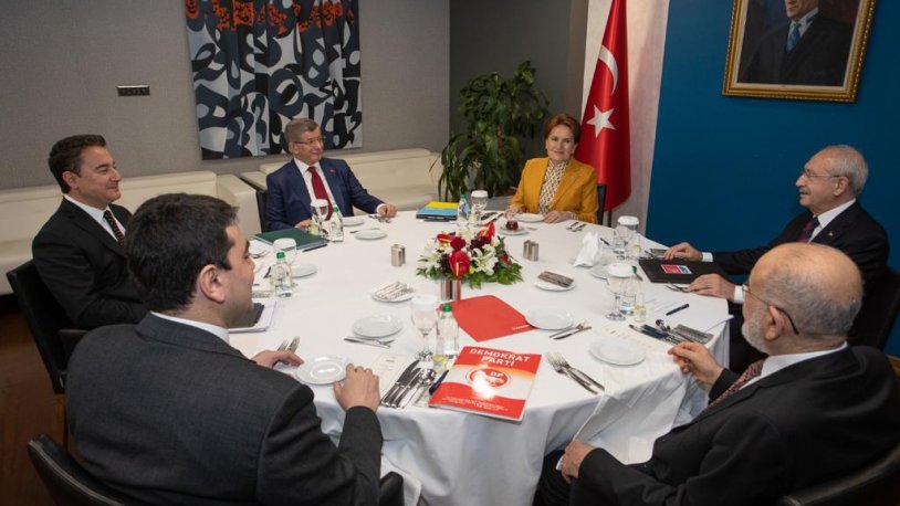 Altılı masa toplanıyor: Gündemde 4 madde öne çıkıyor