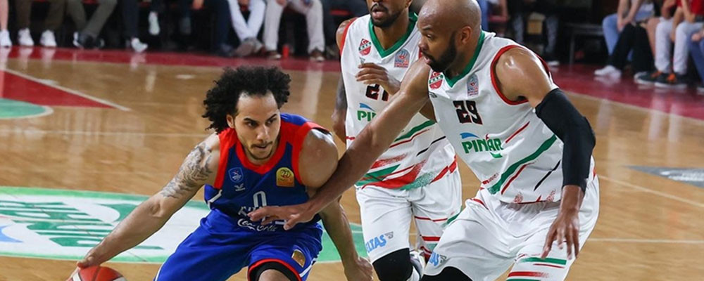 Anadolu Efes-Pınar Karşıyaka play-off serisinin son maçı ertelendi