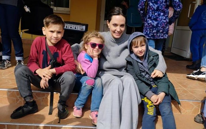 Angelina Jolie, Ukrayna’yı ziyaret etti