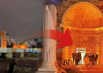 Antalya’da antik kente bar açtılar! Müşteri girişi tarihi kapıdan