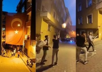 'Asker eğlencesi' maganda kurşunlarına sahne oldu