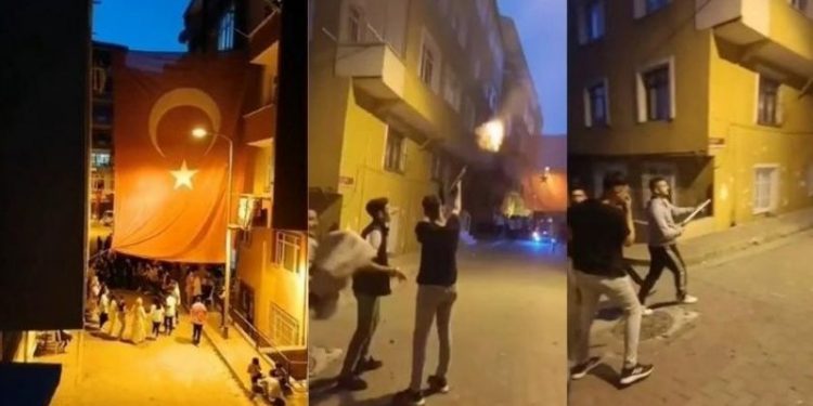 'Asker eğlencesi' maganda kurşunlarına sahne oldu