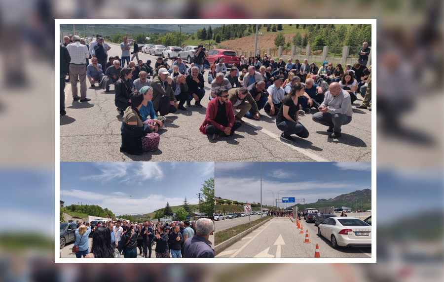 Aysel Doğan’ın cenaze konvoyunun Dersim’e girişine polis engeli