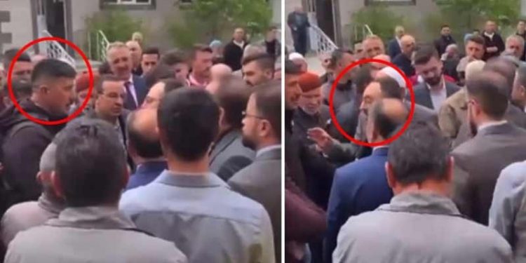 Bayramlaşmaya gelen AKP heyeti, Nevşehir'de tepkiyle karşılandı