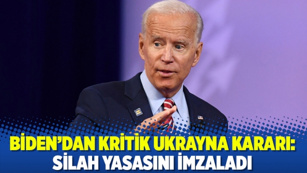 Biden’dan kritik Ukrayna kararı: Silah yasasını imzaladı