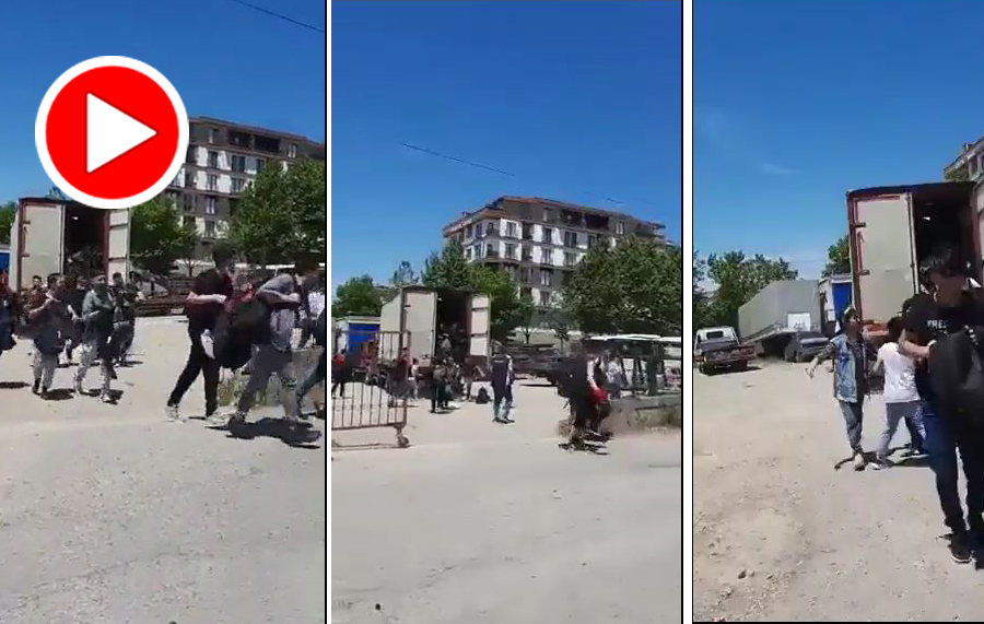 Bir TIR dolusu mülteci Gebze’de böyle sokağa bırakıldı