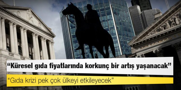 Birleşik Krallık Merkez Bankası Başkanı: Küresel gıda fiyatlarında korkunç bir artış yaşanacak