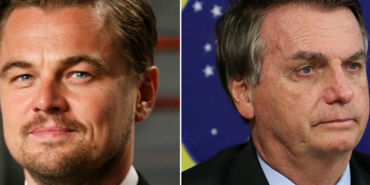 Brezilya Devlet Başkanı Bolsonaro'dan DiCaprio'ya ironik yanıt: "Desteğin için teşekkürler Leo!"
