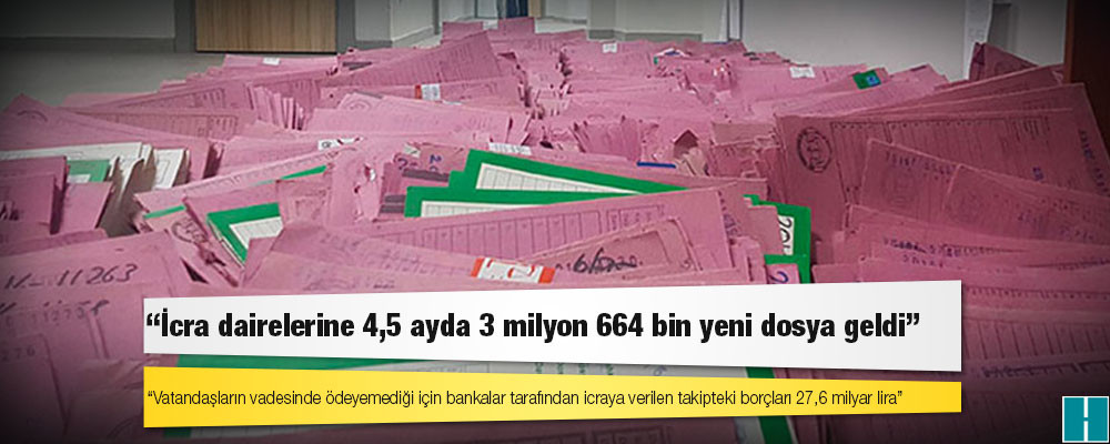 CHP’li Bulut: İcra dairelerine 4,5 ayda 3 milyon 664 bin yeni dosya geldi