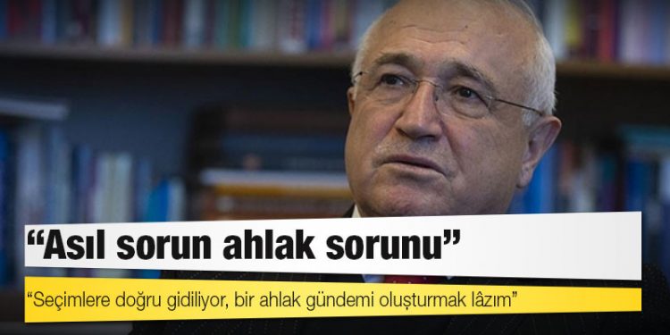 Cemil Çiçek: Asıl sorun ahlak sorunu