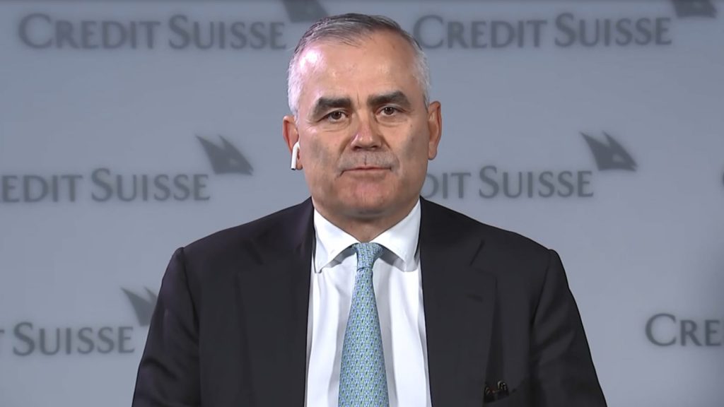 Credit Suisse CEO'su: Tam zamanlı ofise dönüleceğini düşünmüyorum; çalışanlar da bunu istemiyor