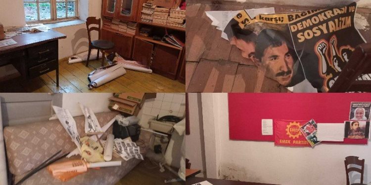 EMEP İlçe Başkanlığı'na saldırı