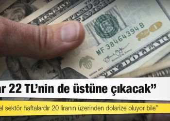 Ekonomist Şerif Oğuz: ‘Dolar 22 TL'nin de üstüne çıkacak’