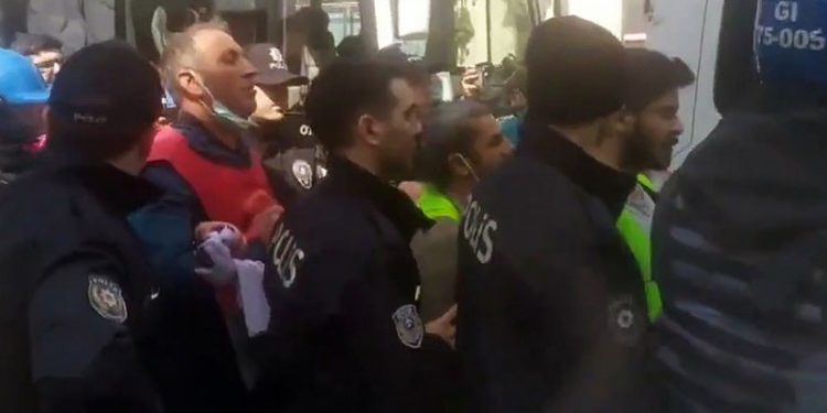 Enerji-Sen Genel Başkanı Süleyman Keskin gözaltına alındı: "Mücella'ya, Can Atalay'a, Tayfun Kahraman'a söz verdik, 'Taksim emanetiniz bizdedir' dedik