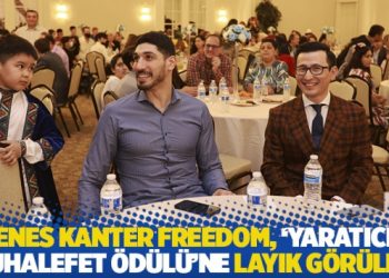 Enes Kanter Freedom, 'Yaratıcı Muhalefet Ödülü'ne layık görüldü