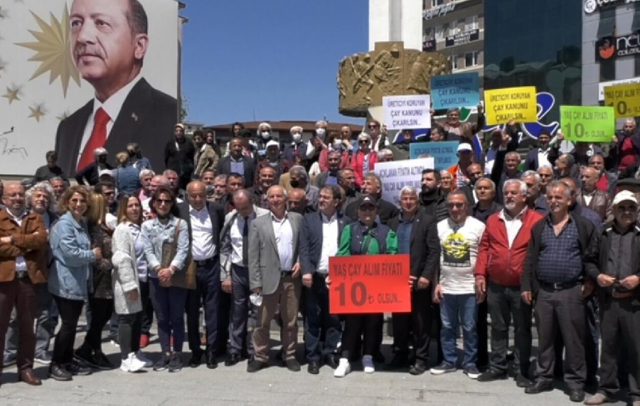 Erdoğan’ın memleketinde çay protestosu