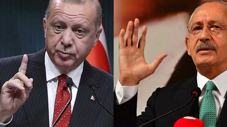 Erdoğan’dan ‘ABD’ye para aktarıyor’ diyen Kılıçdaroğlu’na 1 milyon TL’lik tazminat davası