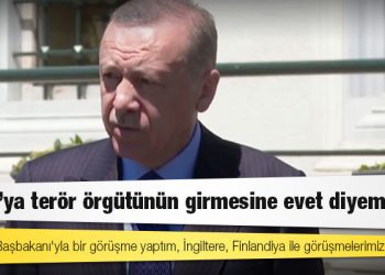 Erdoğan: Hollanda Başbakanı'yla bir görüşme yaptım; İngiltere, Finlandiya ile görüşmelerimiz olacak