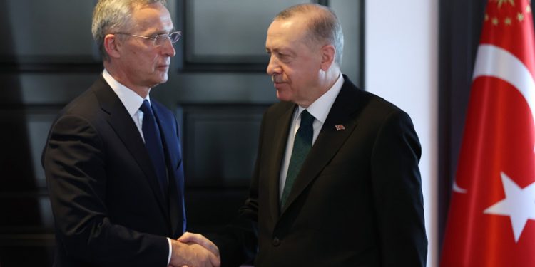 Erdoğan, NATO Genel Sekreteri Jens Stoltenberg ile görüştü