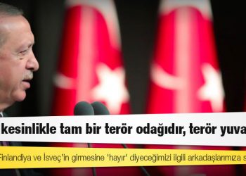 Erdoğan: NATO’ya Finlandiya ve İsveç’in girmesine 'hayır' diyeceğimizi ilgili arkadaşlarımıza söyledik, yolumuza bu şekilde devam edeceğiz