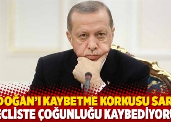 Erdoğan’ı kaybetme korkusu sardı: Mecliste çoğunluğu kaybediyoruz
