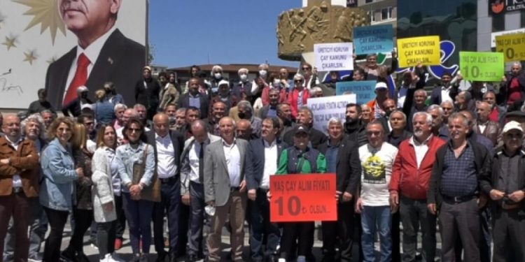 Erdoğan’ın memleketinde çay protestosu