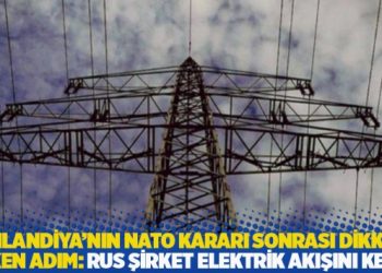 Finlandiya'nın NATO kararı sonrası dikkat &ccedil;eken adım: Rus şirket, elektrik akışını kesti