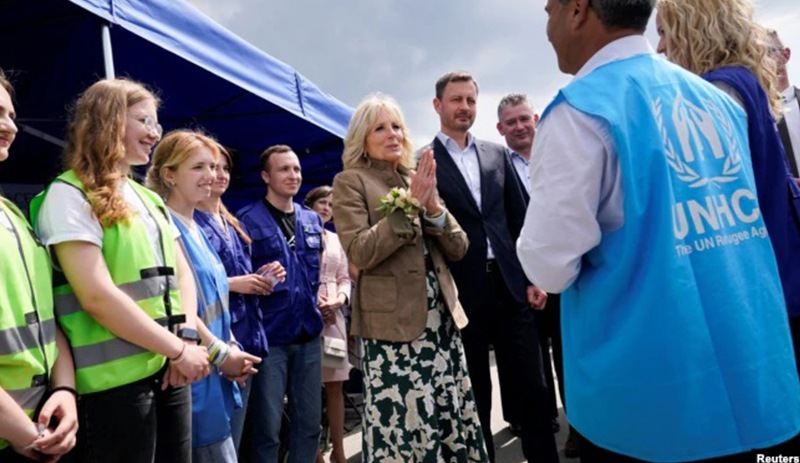 First lady Jill Biden, Ukrayna'yı ziyaret etti