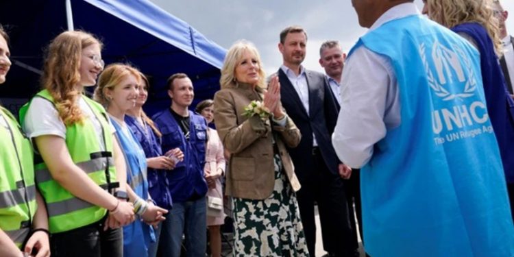 First lady Jill Biden, Ukrayna'yı ziyaret etti